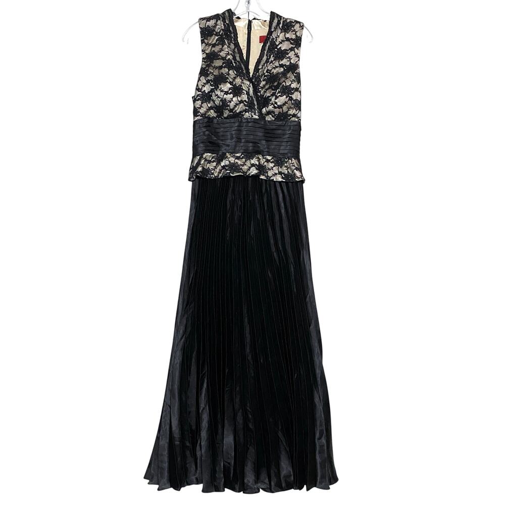 JS Collections Black Whimsigoth Maxi Dress Y2K Witchy Goth Romantic Fairy Sz 10